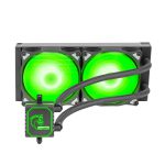 فن سی پی یو ابی گرین ( GREEN GLACIER 240 ARGB Liquid Coolerr )