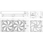 فن سی پی یو ابی گرین ( GREEN GLACIER 240 EVO Liquid Coolerr )