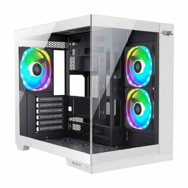 کیس کامپیوتر گیمینگ اوست مدل AWEST GT-AQ12-MBW