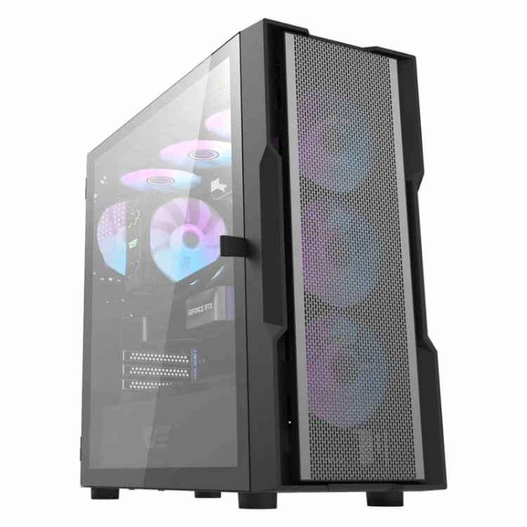 قیمت کیس کامپیوتر گیمینگ دارک فلش مدل DK431 Mesh BK